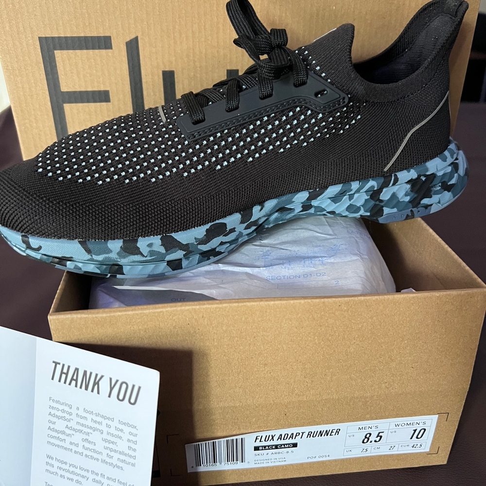 Flux Adapt Runner Black Sneakers
